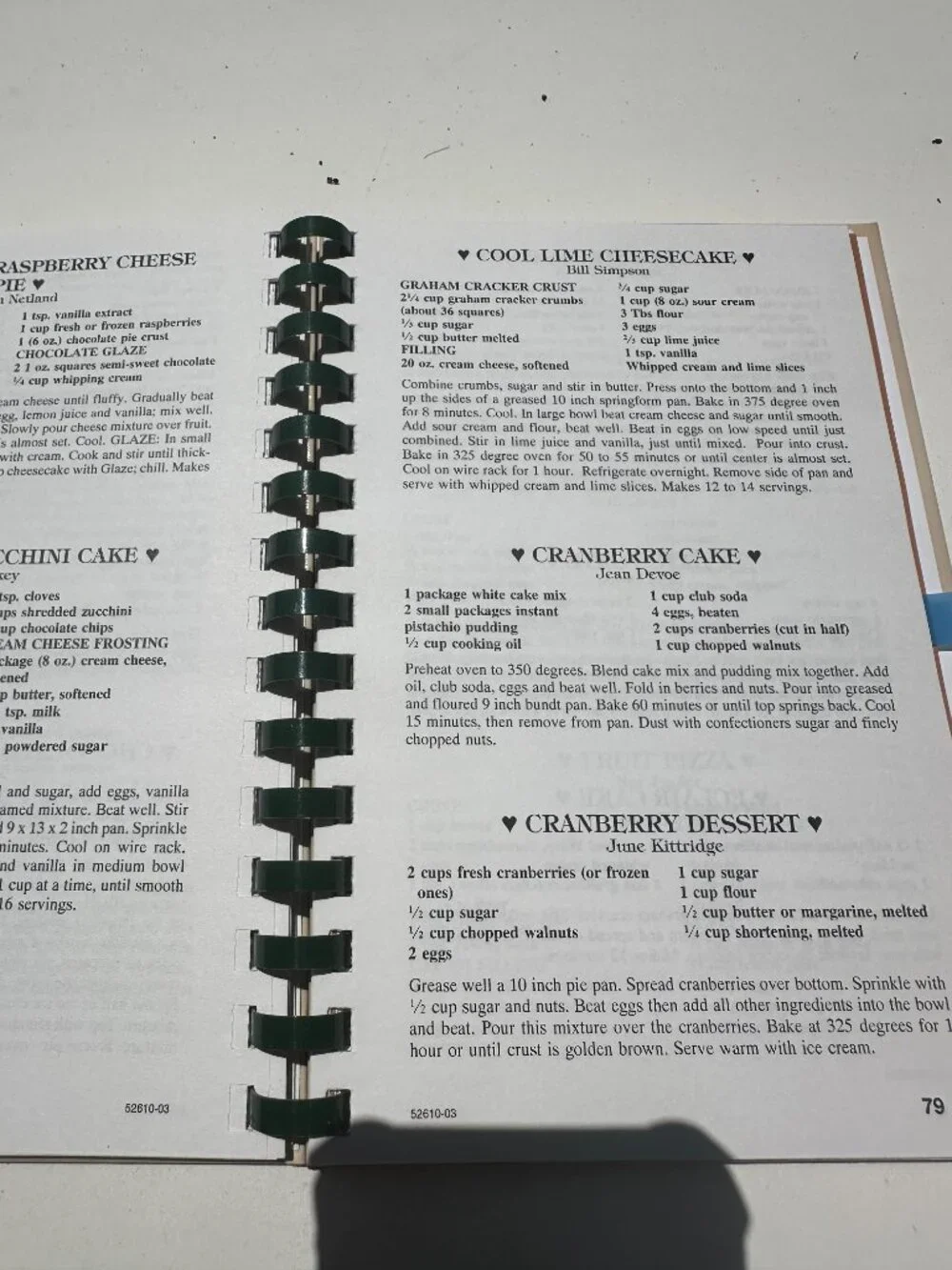 106 TASTE AND SEE ORONO ME COOKBOOK VINTAGE COPY 2003